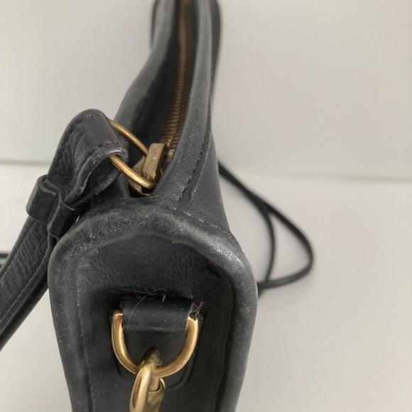 Vintage 1970s? Coach Convertible Clutch Shoulder Bag Purse Double Straps Leather - Picture 6 of 15